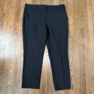 Theory Wool Blend Black Slacks - Size 14